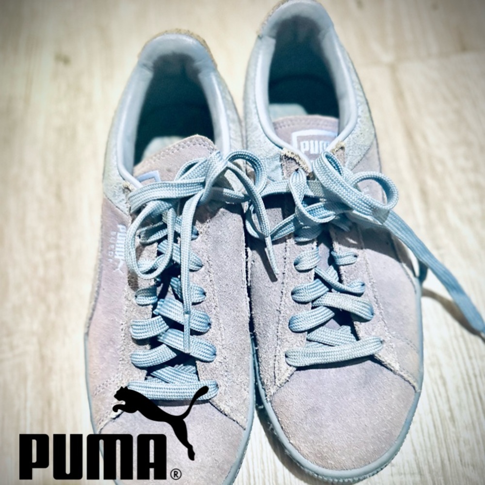 Women’s Suede Classic Emboss Blue/Purple 7.5
